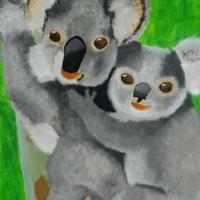 Koala amanda acrylique 1